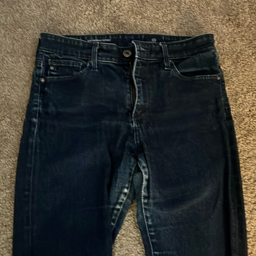 AG Farrah Skinny high rise size 27r - dark blue